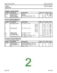 浏览型号BT131的Datasheet PDF文件第2页