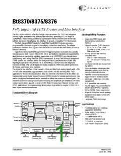 浏览型号BT8375EPF的Datasheet PDF文件第1页