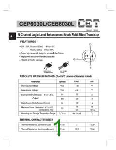 浏览型号CEP6030L的Datasheet PDF文件第1页