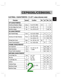 浏览型号CEP6030L的Datasheet PDF文件第2页