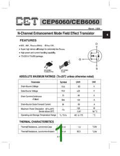 浏览型号CEP6060的Datasheet PDF文件第1页