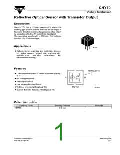浏览型号CNY70的Datasheet PDF文件第1页