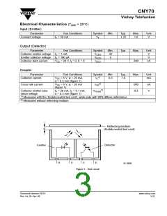 浏览型号CNY70的Datasheet PDF文件第3页