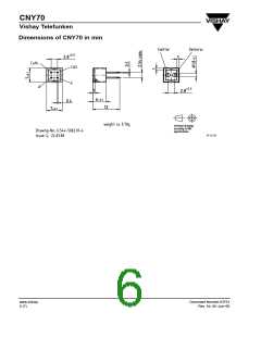 浏览型号CNY70的Datasheet PDF文件第6页