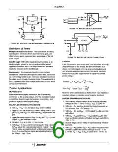 浏览型号ICL8013的Datasheet PDF文件第6页