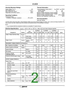 浏览型号ICL8038的Datasheet PDF文件第2页