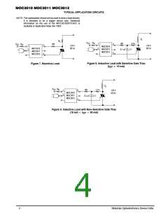 浏览型号MOC3010的Datasheet PDF文件第4页
