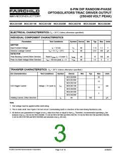 浏览型号MOC3011SR2VM的Datasheet PDF文件第3页