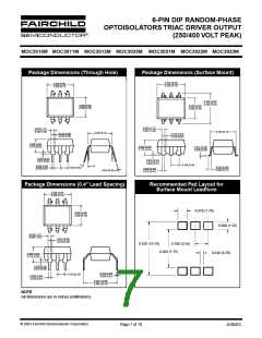 浏览型号MOC3011SR2VM的Datasheet PDF文件第7页