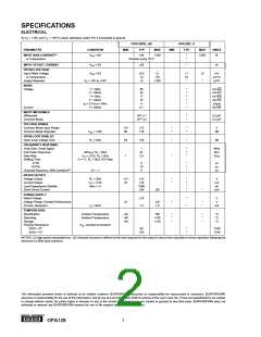 浏览型号OPA129的Datasheet PDF文件第2页