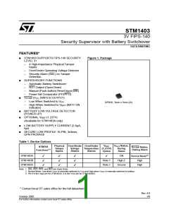 浏览型号STM1403CRO-Q6F的Datasheet PDF文件第1页