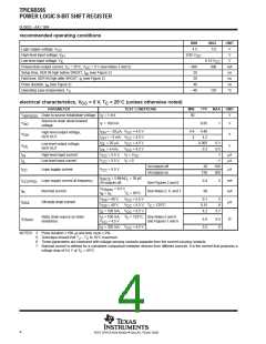 浏览型号TPIC6B595N的Datasheet PDF文件第4页