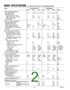 浏览型号AD694AQ的Datasheet PDF文件第2页