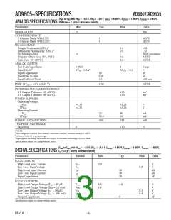 浏览型号AD9807JS的Datasheet PDF文件第3页