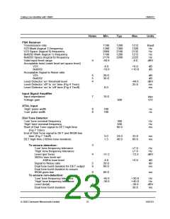 浏览型号CMX612的Datasheet PDF文件第23页