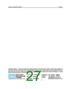 浏览型号CMX612的Datasheet PDF文件第27页