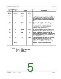 浏览型号CMX612的Datasheet PDF文件第5页