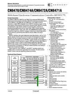 浏览型号CN8474AEPF的Datasheet PDF文件第1页