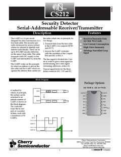浏览型号CS212EDWR16的Datasheet PDF文件第1页