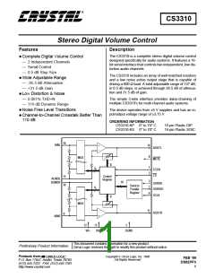 浏览型号CS3310的Datasheet PDF文件第1页