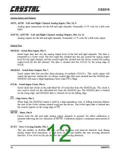 浏览型号CS3310的Datasheet PDF文件第12页