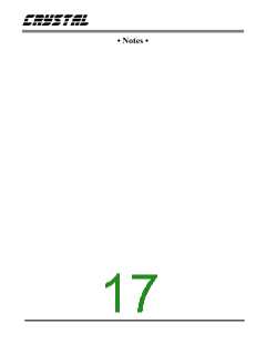浏览型号CS3310的Datasheet PDF文件第17页