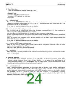 浏览型号CXD1185CR的Datasheet PDF文件第24页