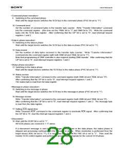 浏览型号CXD1185CR的Datasheet PDF文件第28页