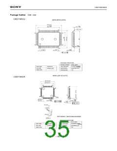 浏览型号CXD1185CR的Datasheet PDF文件第35页