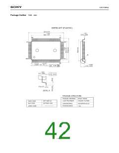浏览型号CXD1199AQ的Datasheet PDF文件第42页