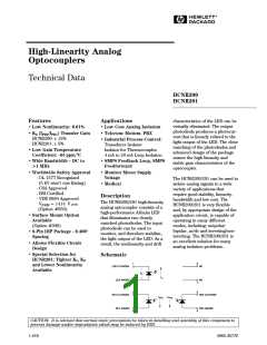 浏览型号HCNR200的Datasheet PDF文件第1页