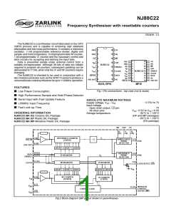 浏览型号NJ88C22的Datasheet PDF文件第1页