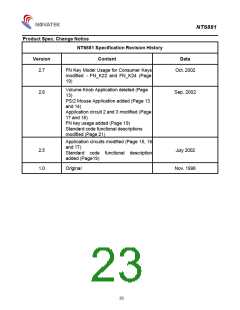浏览型号NT6881的Datasheet PDF文件第23页
