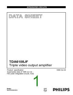 浏览型号TDA6108的Datasheet PDF文件第1页