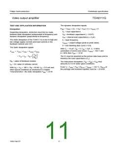浏览型号TDA6111Q的Datasheet PDF文件第11页