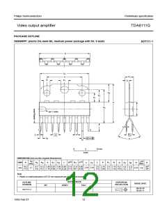 浏览型号TDA6111Q的Datasheet PDF文件第12页