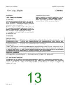 浏览型号TDA6111Q的Datasheet PDF文件第13页
