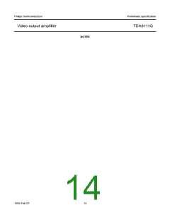 浏览型号TDA6111Q的Datasheet PDF文件第14页