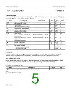 浏览型号TDA6111Q的Datasheet PDF文件第5页