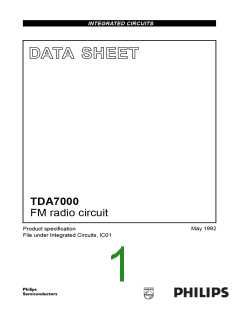 浏览型号TDA7000的Datasheet PDF文件第1页