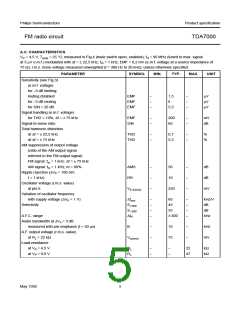 浏览型号TDA7000的Datasheet PDF文件第5页