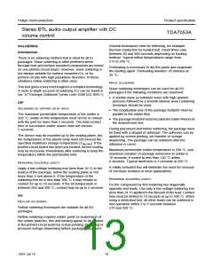 浏览型号TDA7053A的Datasheet PDF文件第13页