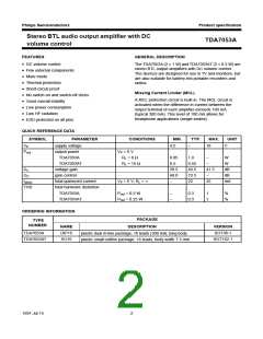 浏览型号TDA7053A的Datasheet PDF文件第2页