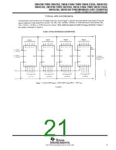 浏览型号74160的Datasheet PDF文件第21页