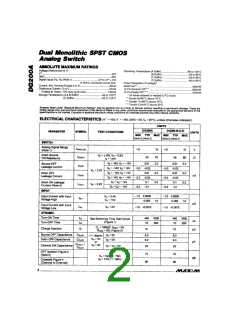 浏览型号DG200ACJ的Datasheet PDF文件第2页
