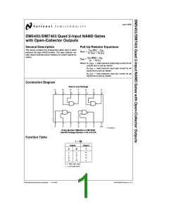 浏览型号DM7403N的Datasheet PDF文件第1页