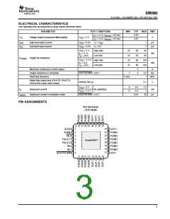 浏览型号DRV592的Datasheet PDF文件第3页