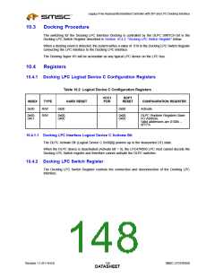 浏览型号LPC47N350-NU的Datasheet PDF文件第148页