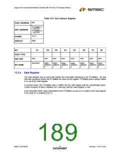 浏览型号LPC47N350-NU的Datasheet PDF文件第189页