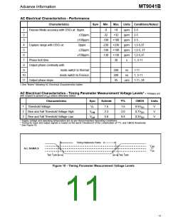 浏览型号MT9041B的Datasheet PDF文件第11页